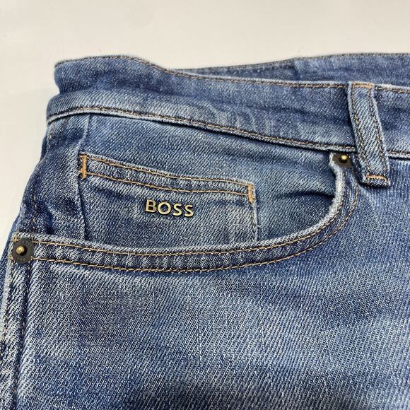 Hugo Boss Men's Jeans Delaware ORGANIC COTTON Tag Sz 34/32 Stretch Sz 38x32 - Picture 8 of 12